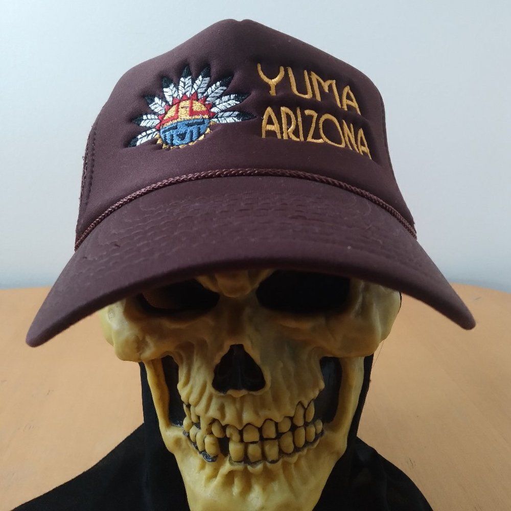 Vintage Yuma Arizona Rope Snap Back Trucker Hat Cap